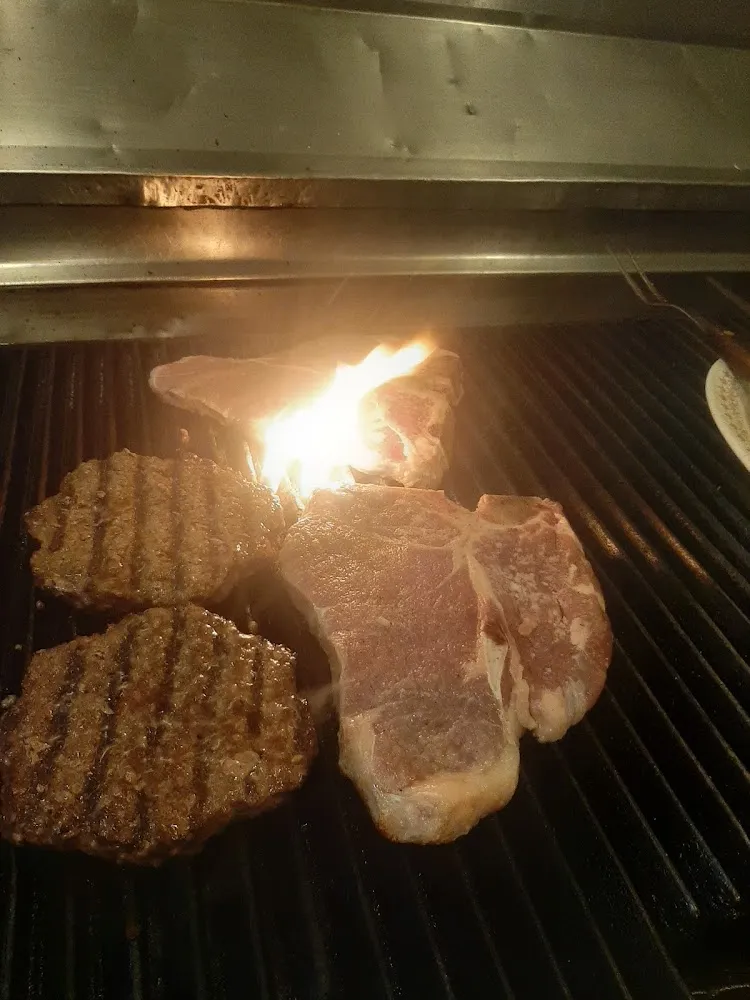 T Bone Steak and Steakbuger